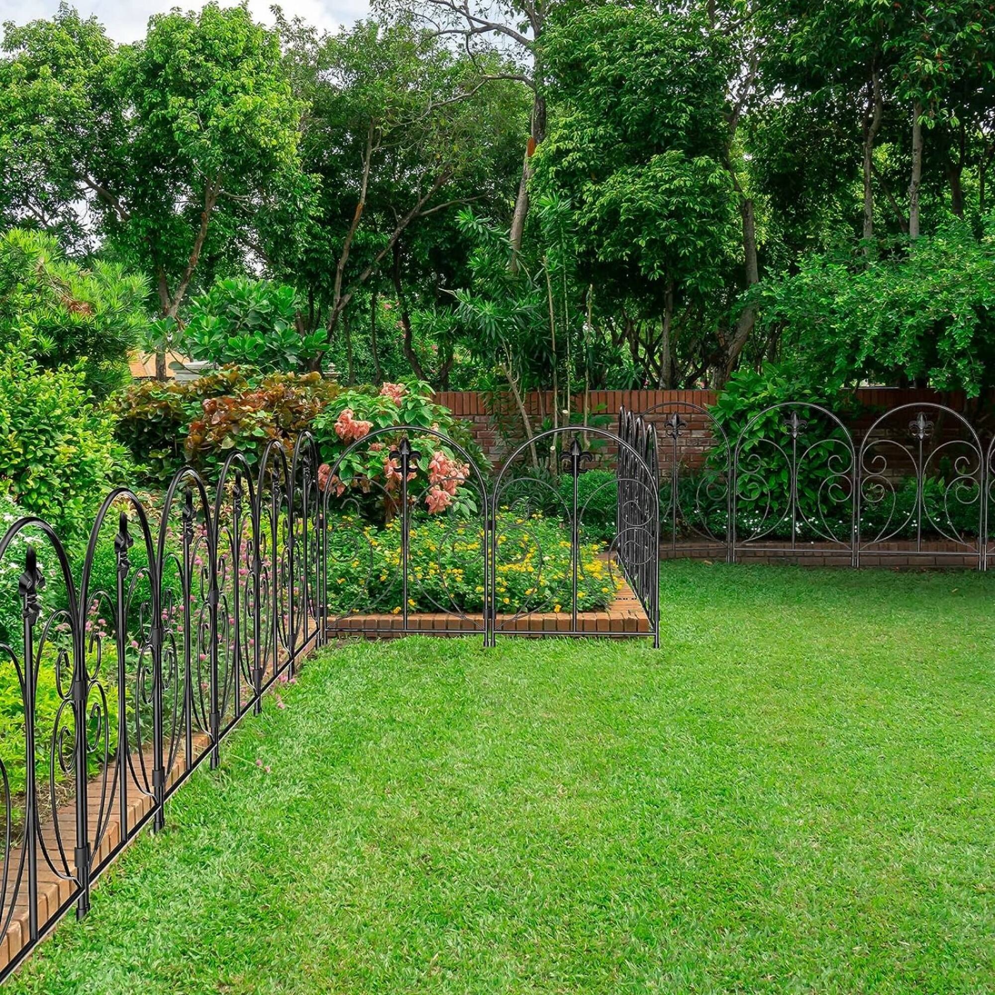 NEX™ Black Decorative Butterfly Garden Fence, 10ct.